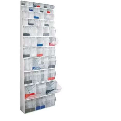 Armoire de rangement 11 modules avec 59 tiroirs basculants 1800x600x241mm