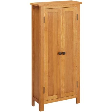 Armoire de rangement 50x22x110 cm Bois de chêne massif vidaXL