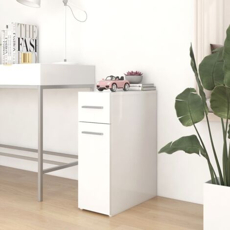 Armoire de rangement, Armoire d'apothicaire blanc 20x45,5x60 cm aggloméré pks53625 DESIGN IN