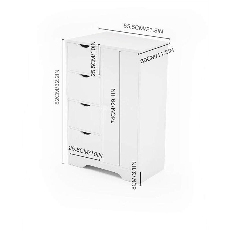 Armoire de rangement avec tiroirs, portes, armoire multi-usages, buffet, buffet, armoires de salon, pour salon, cuisine