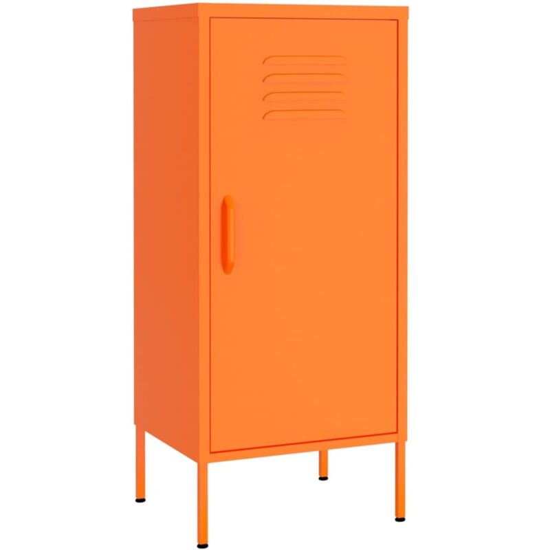 Armoire de rangement Orange 42,5x35x101,5 cm Acier