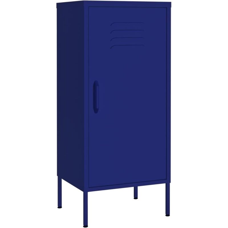 Vidaxl - Armoire de rangement Bleu marine 42,5x35x101,5 cm Acier