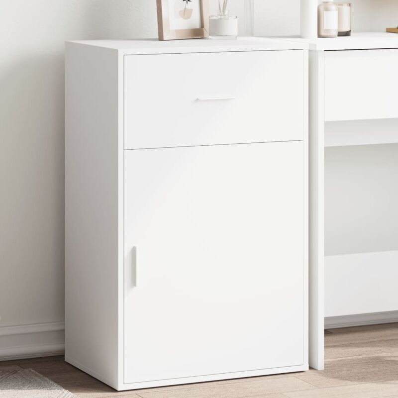 Vidaxl - Armoire de rangement blanc 56,5x39x90 cm bois d'ingénierie