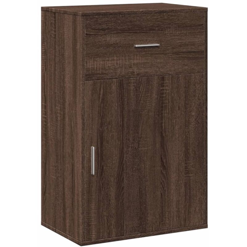 Armoire de rangement chêne marron 56,5x39x90 cm bois ingénierie vidaXL