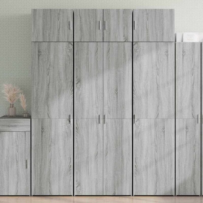Vidaxl - Armoire de rangement sonoma gris 70x42,5x225 cm