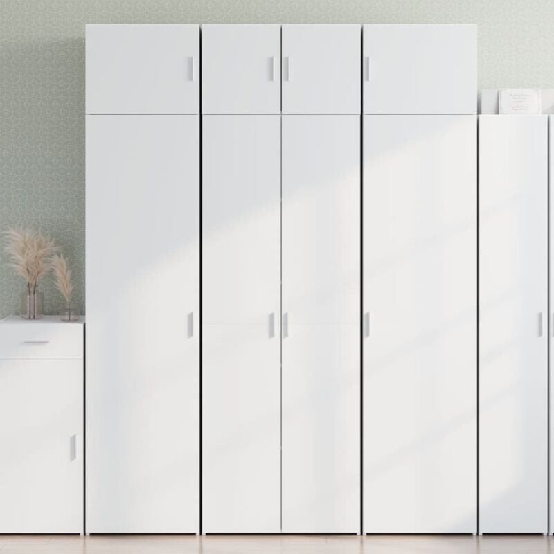 Vidaxl - Armoire de rangement blanc 70x42,5x225 cm bois d'ingénierie