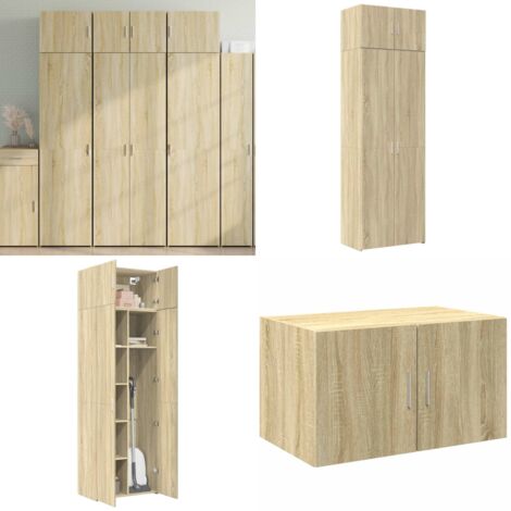 Armoire de rangement chêne sonoma 70x42,5x225 cm - Rangement bois - Armoire chêne