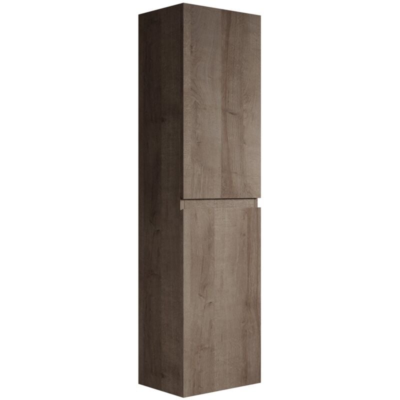 Colonne de salle de bain Angela 150 cm Badplaats Chene Marron