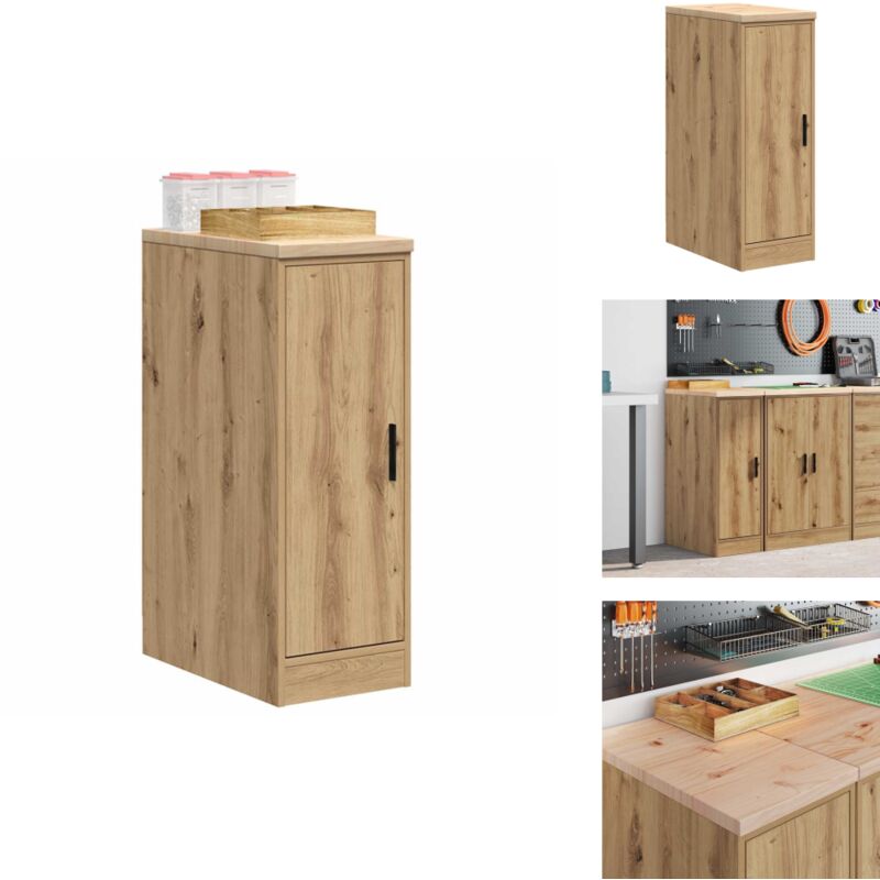 Vidaxl - Armoire de rangement de garage chêne artisanal bois de pin - Armoire De Rangement De Garage - Armoires De Rangement De Garage - Armoire