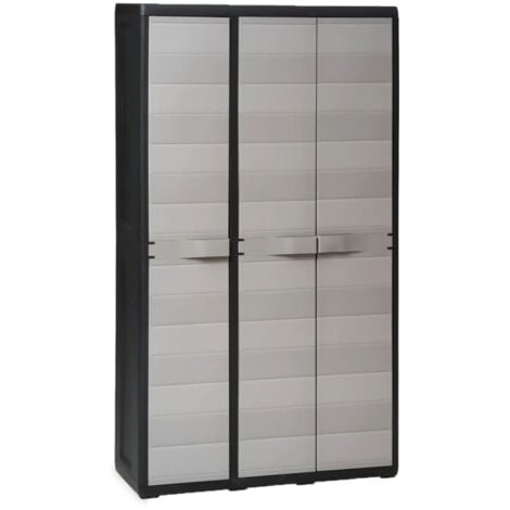 vidaXL Armoire de Rangement de Jardin avec 1/2/3/4 Étagère Placard Multicolore