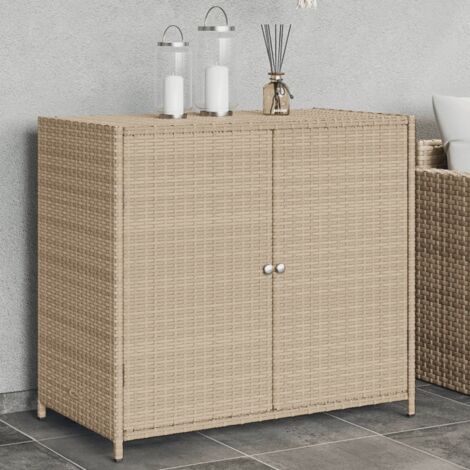Armoire De Jardin En Sapin Massif 140x49x162 Cm - Double Porte Verrouillable, 2 étagères, Toit étanche - Rangement Outils Extérieur - 8