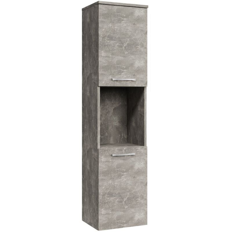 Colonne de salle de bain Montreal Badplaats 131 cm Beton Gris