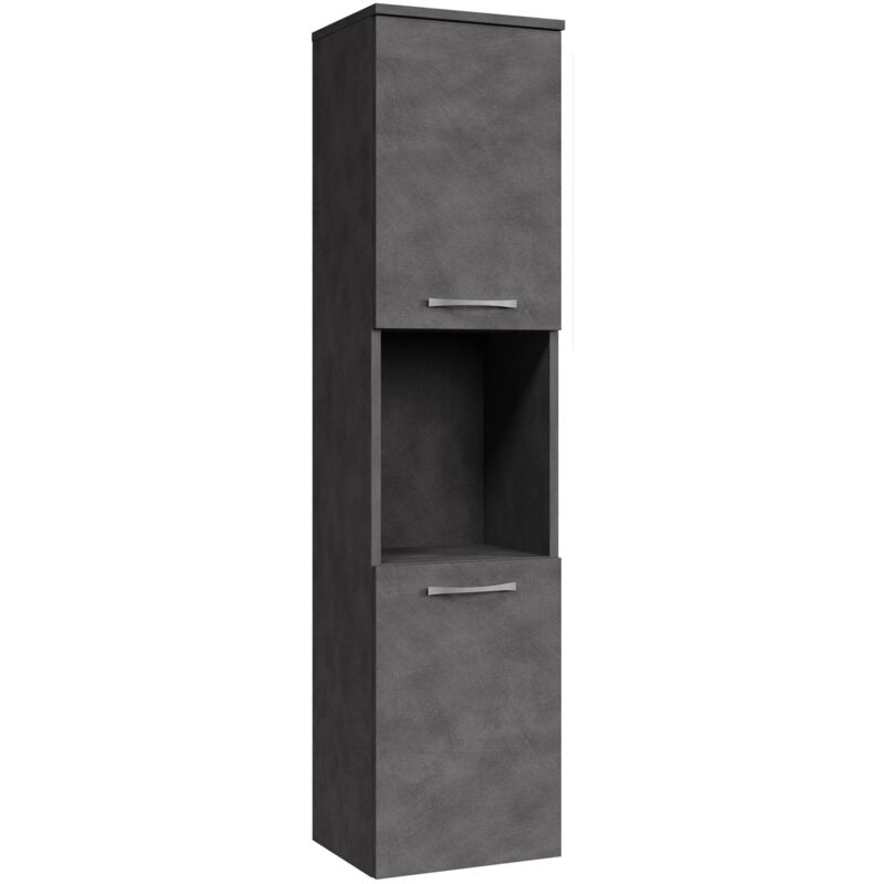 Colonne de salle de bain Montreal Badplaats 131 cm Gris