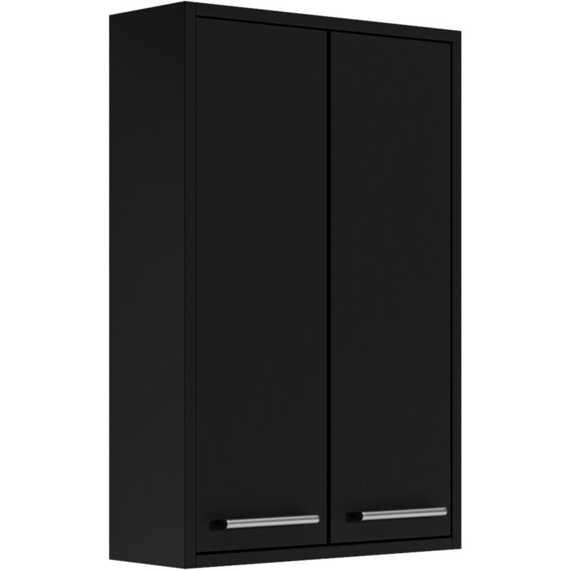 Armoire de salle de bain Nemo Badplaats suspendu 52 x 20 x 72 cm - Noir mat