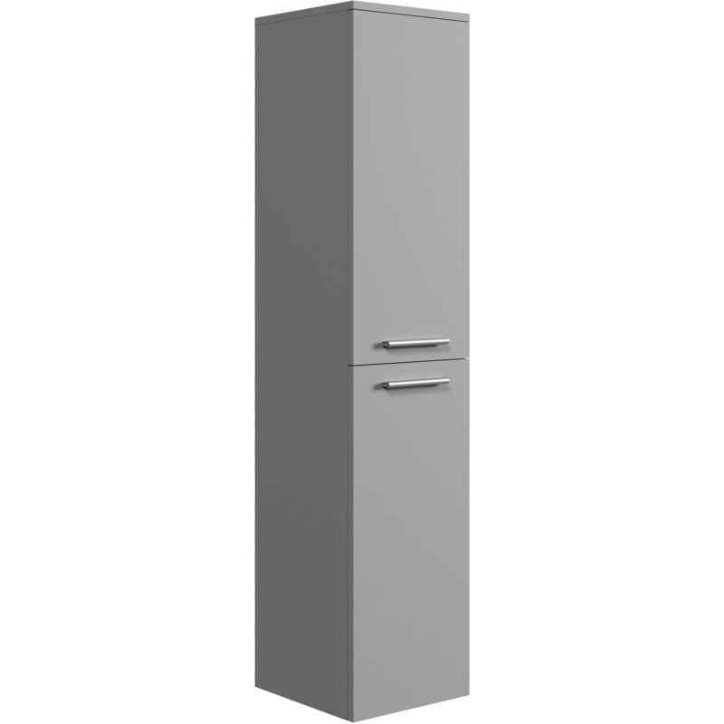 Badplaats - Colonne de salle de bain Saturnus 130 cm Gris mat Badplaats - Colonne de salle de bain Saturnus 130 cm Gris mat