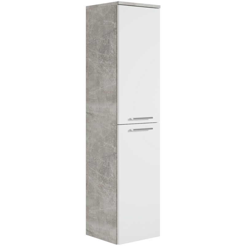 Colonne de salle de bain Saturnus Badplaats 130 cm Beton gri