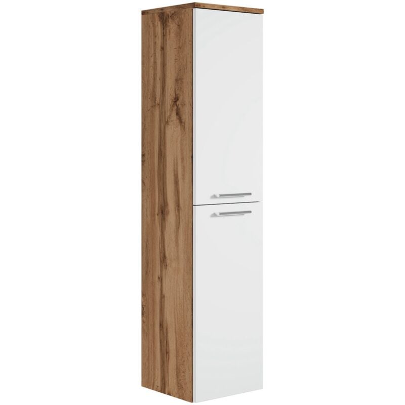 Colonne de salle de bain Saturnus Badplaats 130 cm Chene ave
