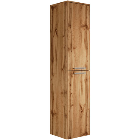 BADPLAATS Armoire de rangement de Venus Hauteur 160cm Chene - Meuble de rangement haut placard armoire colonne