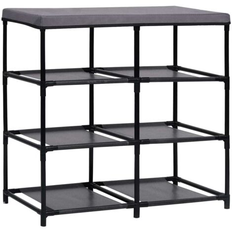 Armoire de rangement Design moderne, Armoire Etagère de rangement, à 6 tiroirs 55x29x55 cm Gris Acier OIB9593E