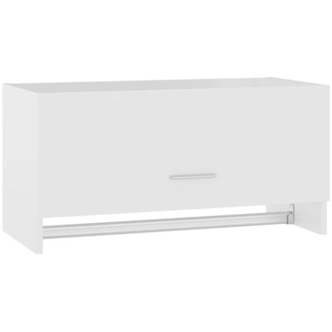 Armoire de rangement Garde-robe  Armoire de chambre Blanc 70x32,5x35 cm Aggloméré 43662