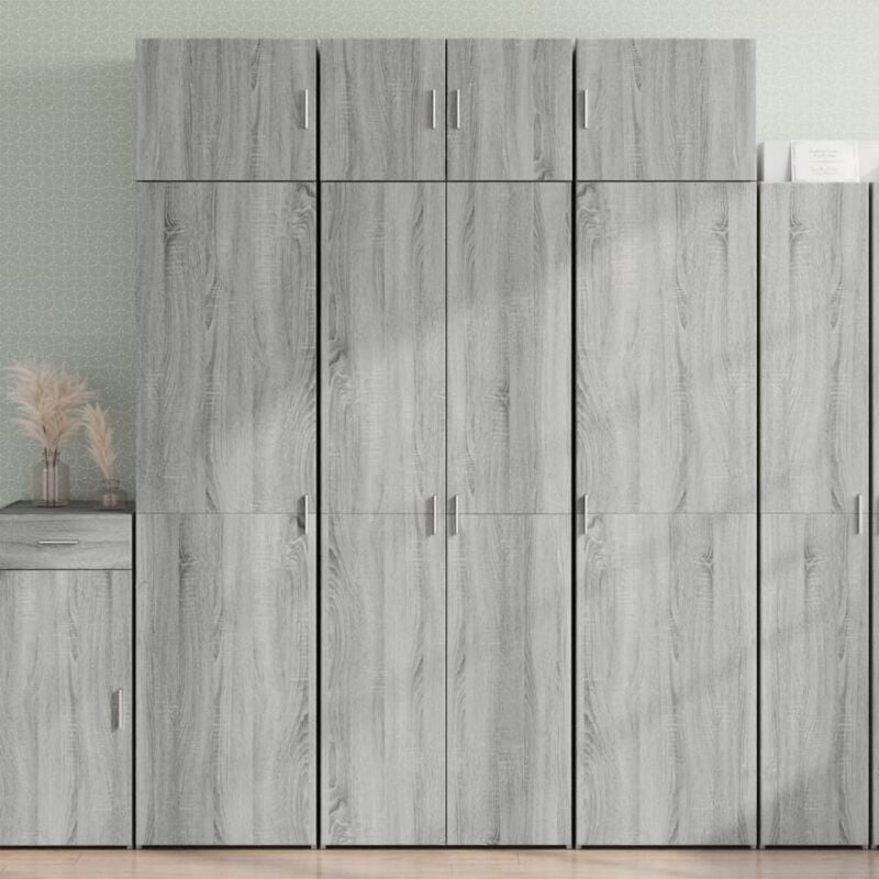 Vidaxl - Armoire de rangement sonoma gris 70x42,5x225 cm