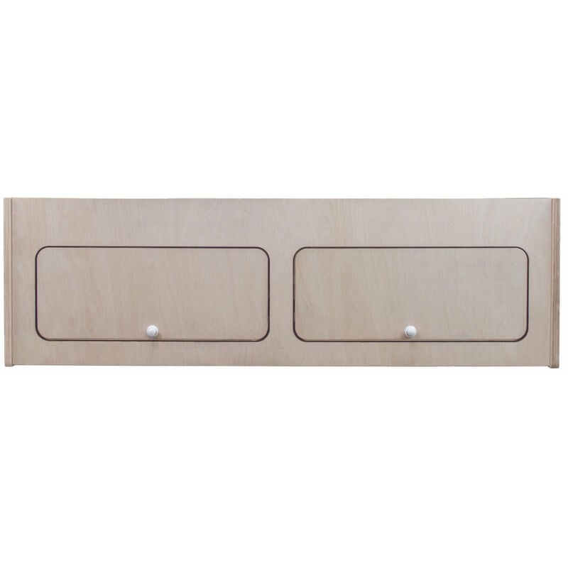 Monster-shop - Armoire de Rangement en mdf Placard à Nourriture Accessoires de Cusine Vaisselle - 100cm x 30cm x 30cm - Fermeture Douce Automatique