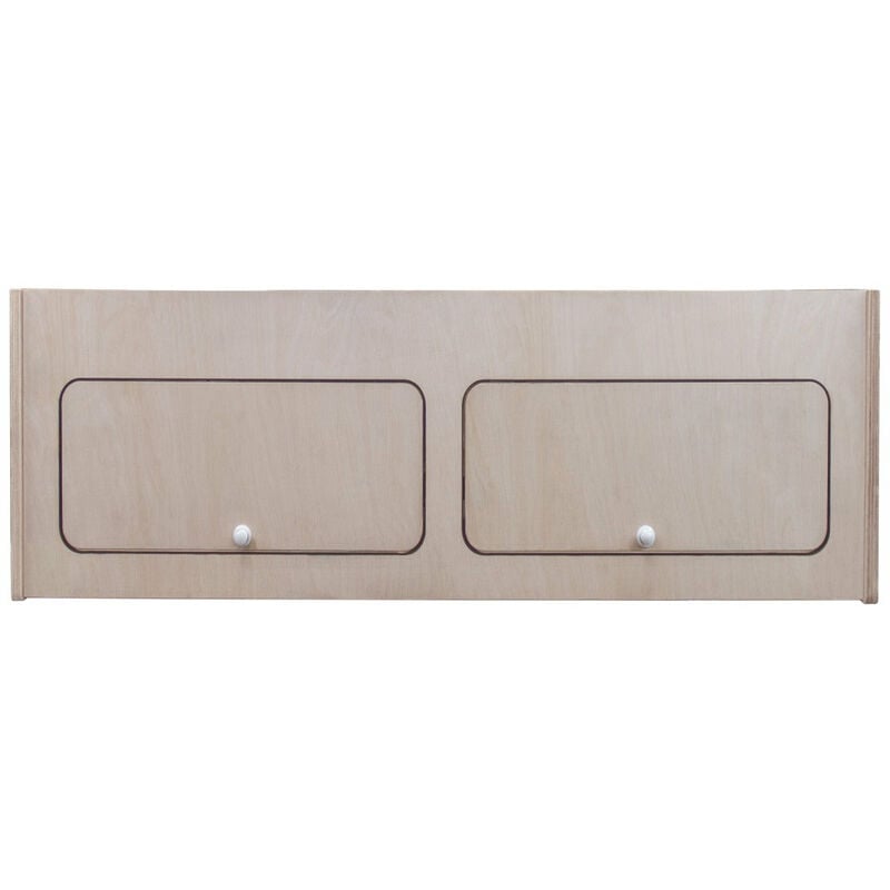 Monster-shop - Armoire de Rangement en mdf Placard à Nourriture Accessoires de Cusine Vaisselle - 100cm x 35cm x 35cm - Fermeture Douce Automatique