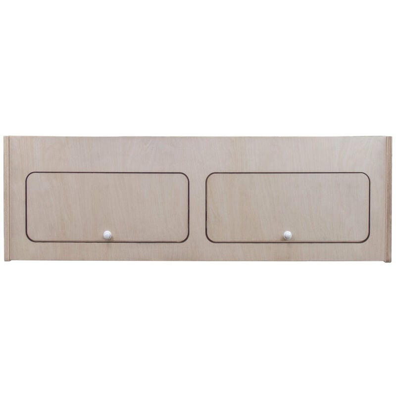 Monster-shop - Armoire de Rangement en mdf Placard à Nourriture Accessoires de Cusine Vaisselle - 80cm x 25cm x 25cm - Fermeture Douce Automatique