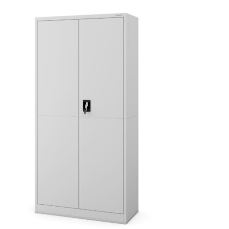Armoire de rangement métallique DAWID, 900 x 1850 x 400 mm, Smart : gris