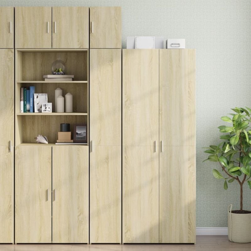 Vidaxl - Armoire de rangement mince chêne sonoma 30x42,5x225 cm