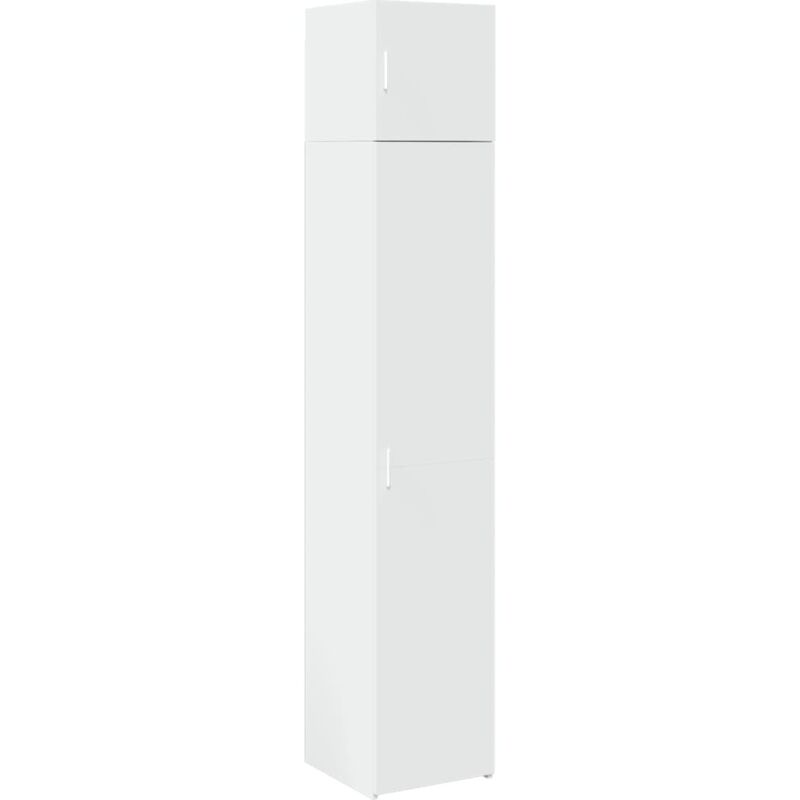 vidaXL Armoire de rangement mince blanc 40x42,5x225 cm