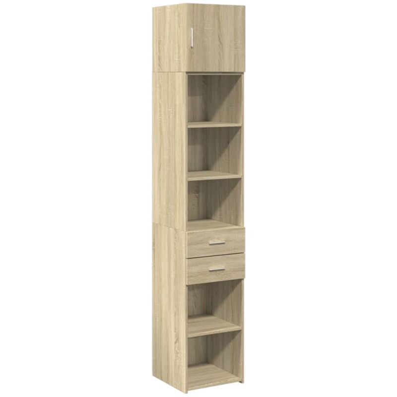 Vidaxl - Armoire de rangement mince chêne sonoma 40x42,5x225 cm