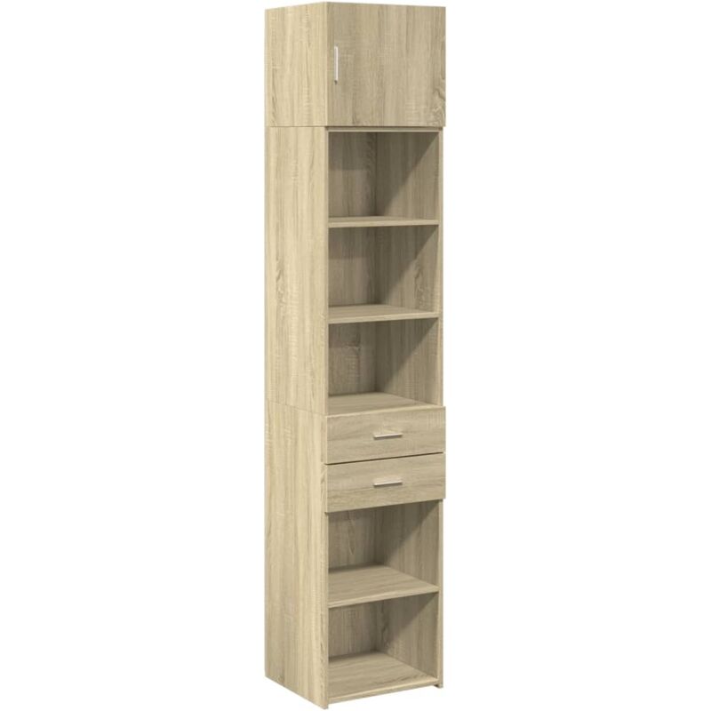 Vidaxl - Armoire de rangement mince chêne sonoma 45x42,5x225 cm