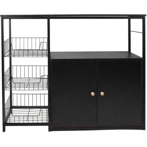 Armoire de rangement pour cuisine, meuble d'appoint multifonctionnel au sol, idéal pour la salle à manger et le salon