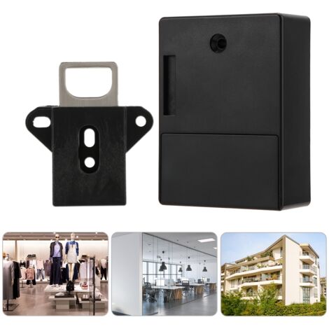 Armoire de rangement RFID avec tiroir et serrure électronique sans perçage, installation facile (piles non fournies)