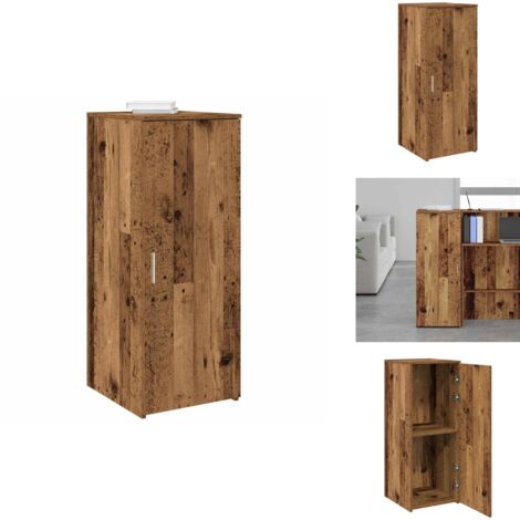 Armoire de rangement vieux bois 40x45x103,5cm bois d'ingénierie - Armoire De Rangement - Armoires De Rangement - Armoire - Armoire De Buffet