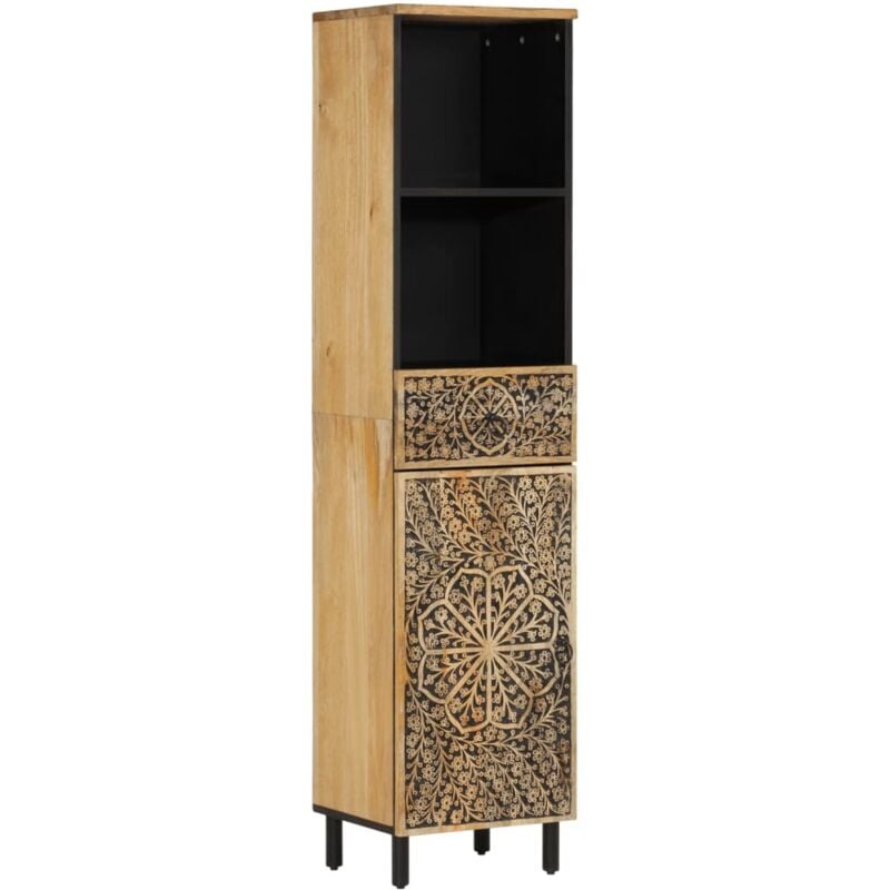 Vidaxl - Armoire de salle de bain 38x33x160 cm bois massif de manguier