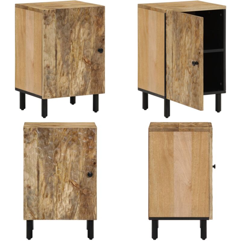Vidaxl - Armoire de salle de bain 38x33x58 cm bois massif de manguier - Meuble De Salle De Bain - Armoire De Salle De Bain - Rangement Salle De Bain
