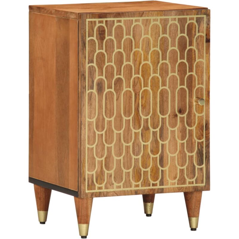 Armoire de salle de bain 38x33x58 cm bois massif de manguier vidaXL