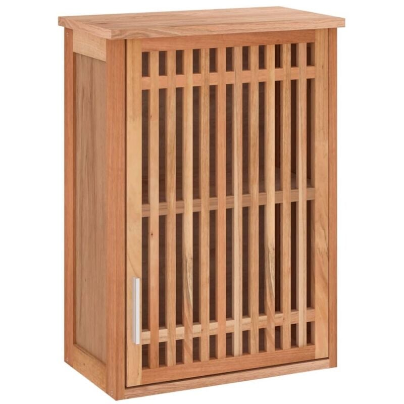 Vidaxl - Armoire murale de salle de bain 42x23x60cm Bois massif de noyer
