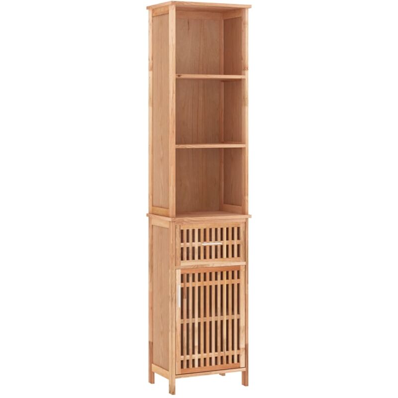 Vidaxl - Armoire de salle de bain 42x29x182 cm Bois massif de noyer