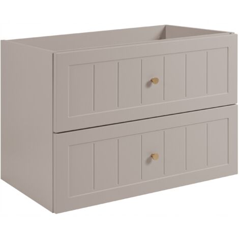 Armoire de salle de bain Beige - 80 cm - Matériaux de haute qualité - MDF - meubles de salle de bain bois - Armoires pour la salle de bain