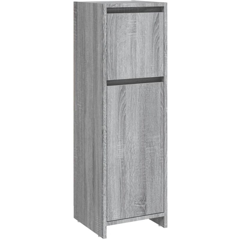 Vidaxl - Armoire de bain Sonoma gris 30x30x95 cm Bois d'ingénierie
