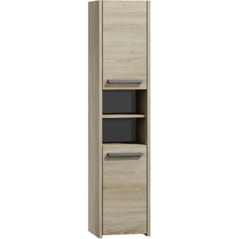 Armoire de salle de bain, Chêne Sonoma, 170 × 40 × 30 cm