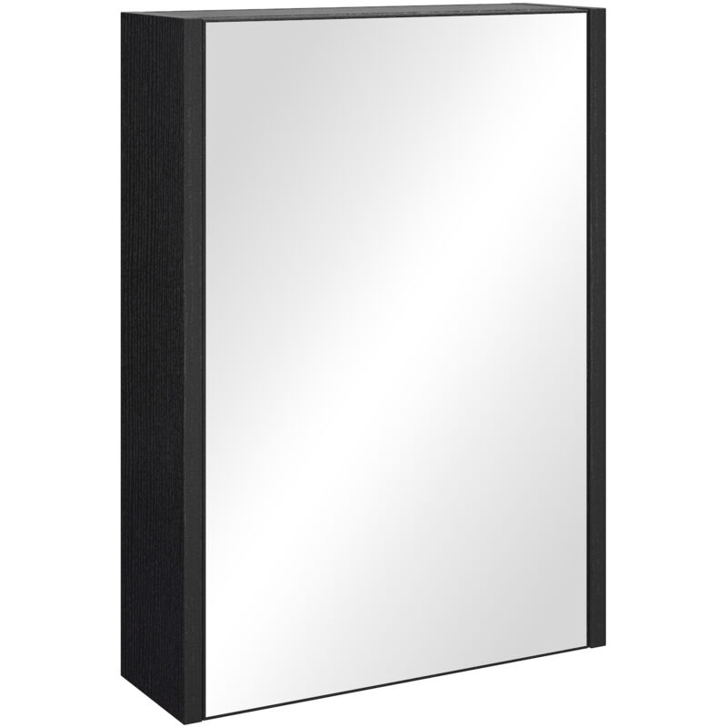 Armoire de salle de bain Cuba 40 x 13 x 55 cm - Noir matt- Armoi Armoire de salle de bain Cuba 40 x 13 x 55 cm - Noir matt- Armoi