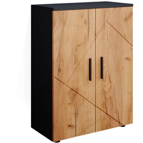 Armoire de salle de bain Irma anthracite/force de l'or Vicco