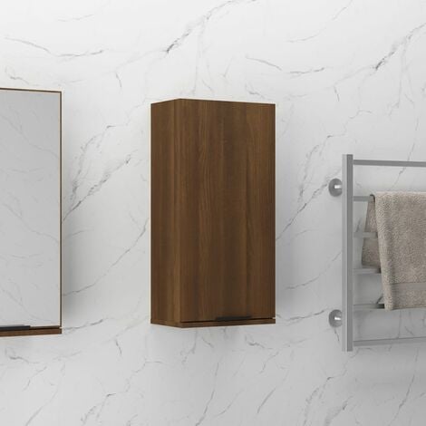Armoire de salle de bain  Meuble de salle de bain murale Chêne marron 32x20x67 cm 34536