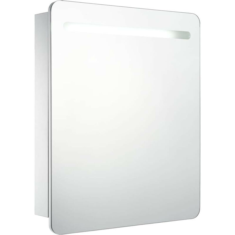 Armoire de salle de bain à miroir LED 68x9x80 cm Armoire de salle de bain à miroir LED 68x9x80 cm