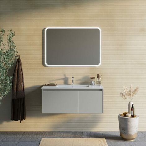 Meuble salle de bain suspendu ELISSA 100 cm - Bellegno