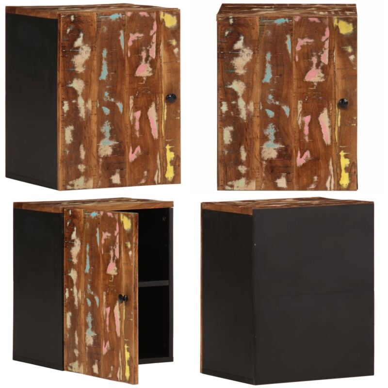 Vidaxl - Armoire de salle de bain murale 38x33x48cm bois de récupération - Armoire De Salle De Bain - Meuble Salle De Bain - Rangement Salle De Bain